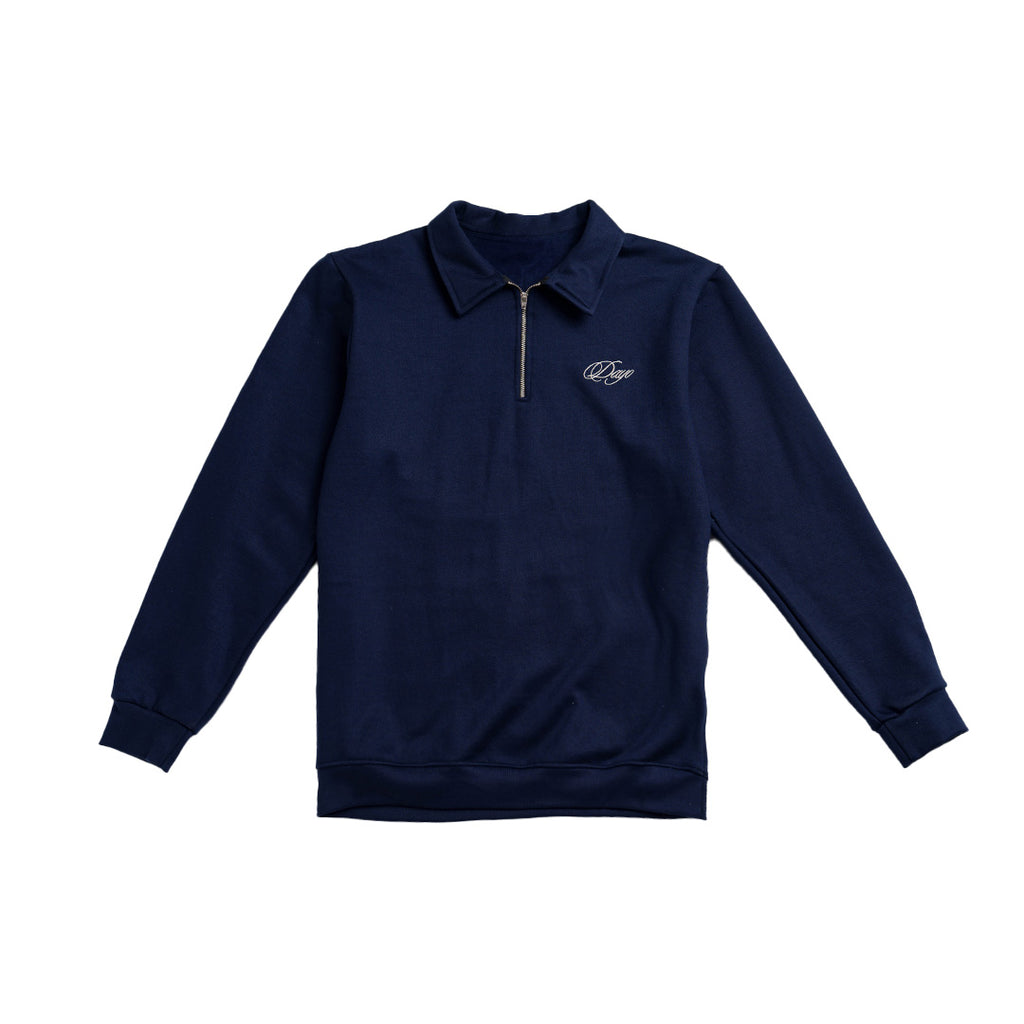 Dayo Navy Long Sleeve Zip