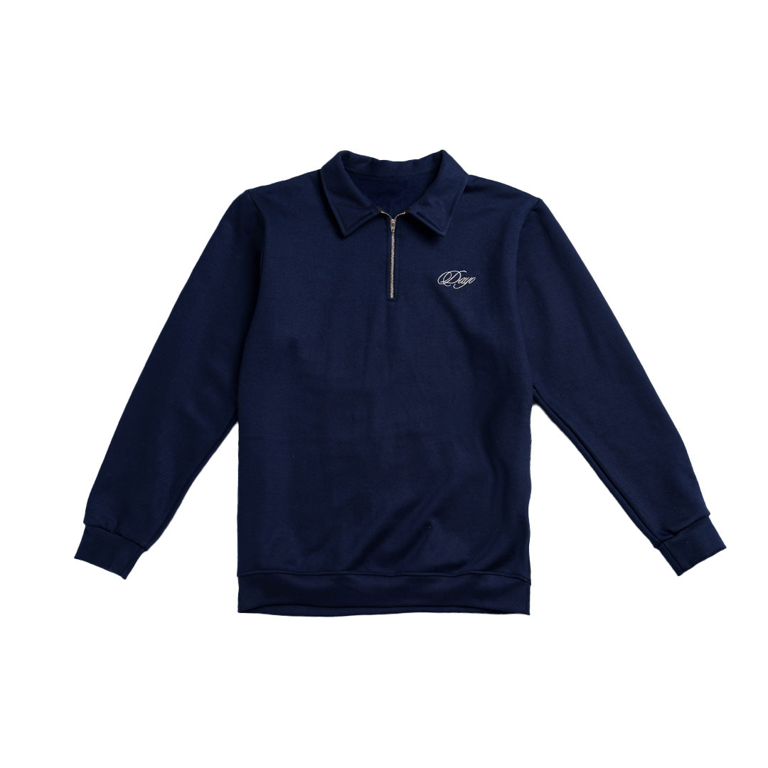 Dayo Navy Long Sleeve Zip