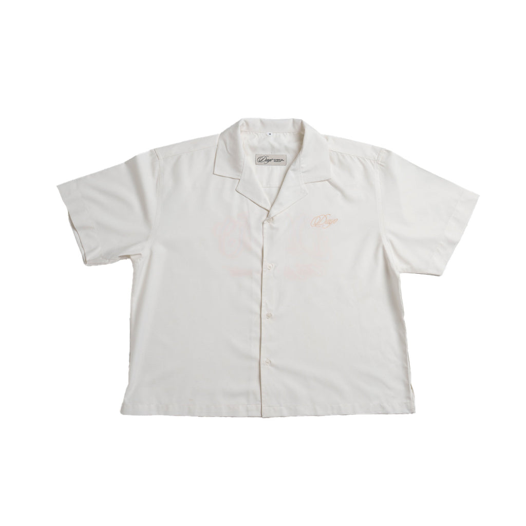 Dayo Off-White Crop Shirt