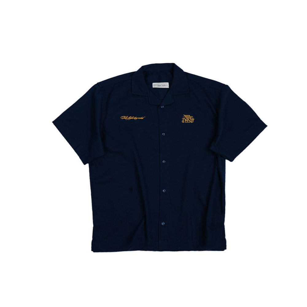 Dayo Navy Crop Shirt