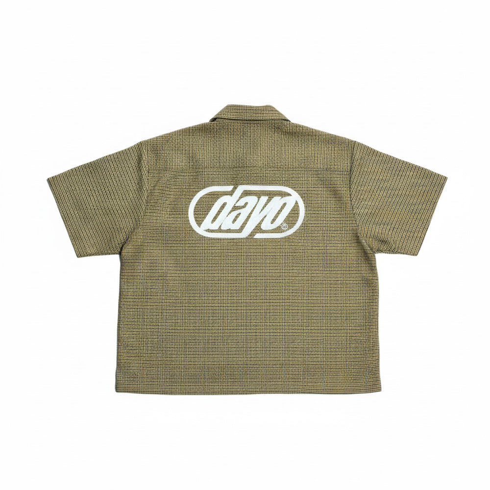 Dayo Houndstooth Zipped Shirt