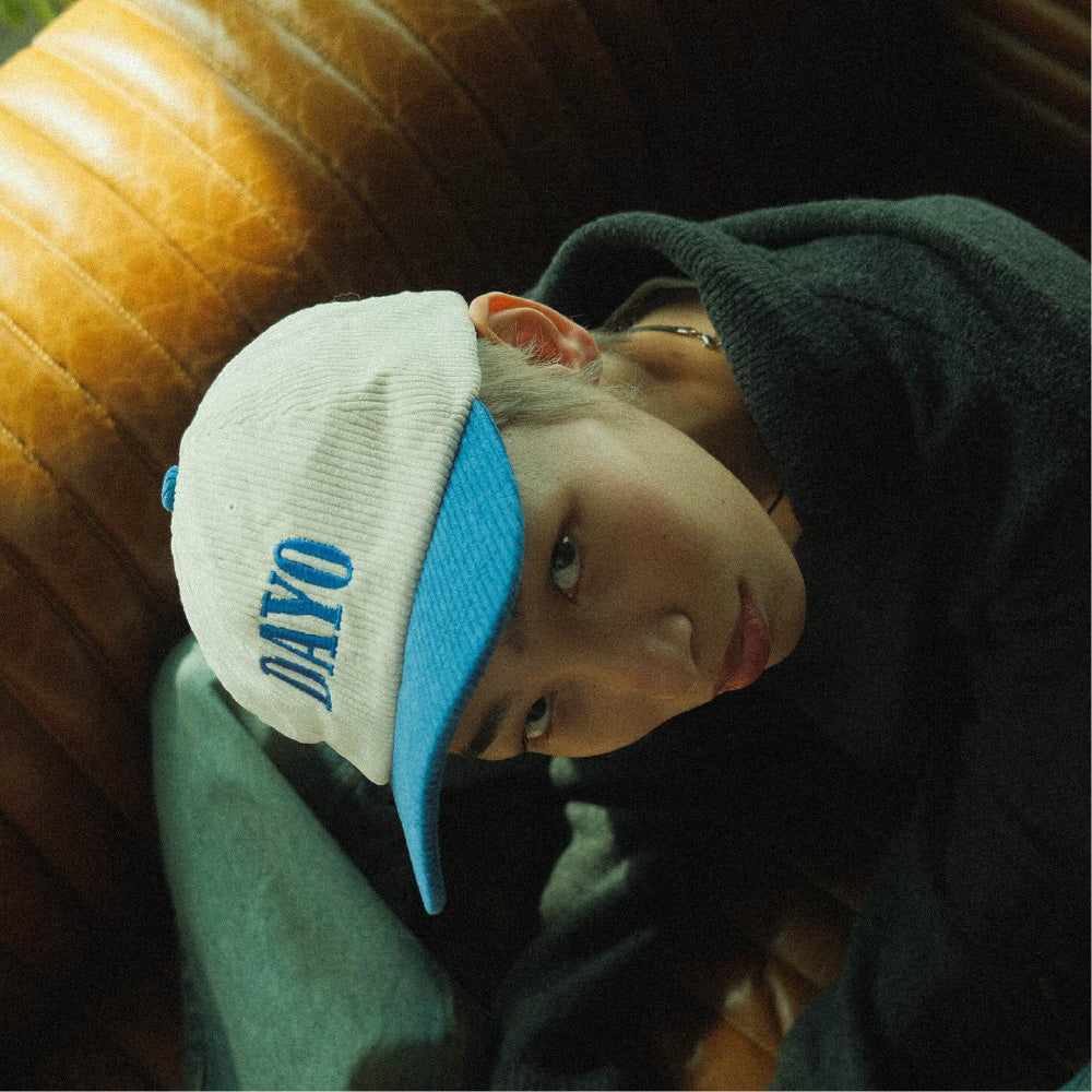 Dayo Corduroy Blue Cap
