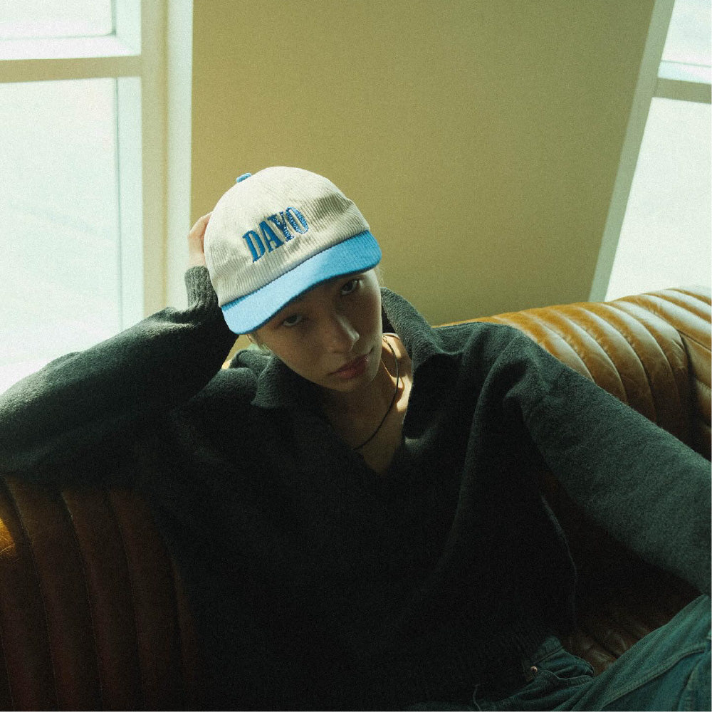 Dayo Corduroy Blue Hat