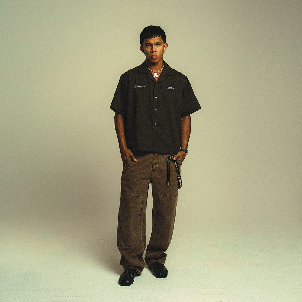 Dayo Army Crop Shirt