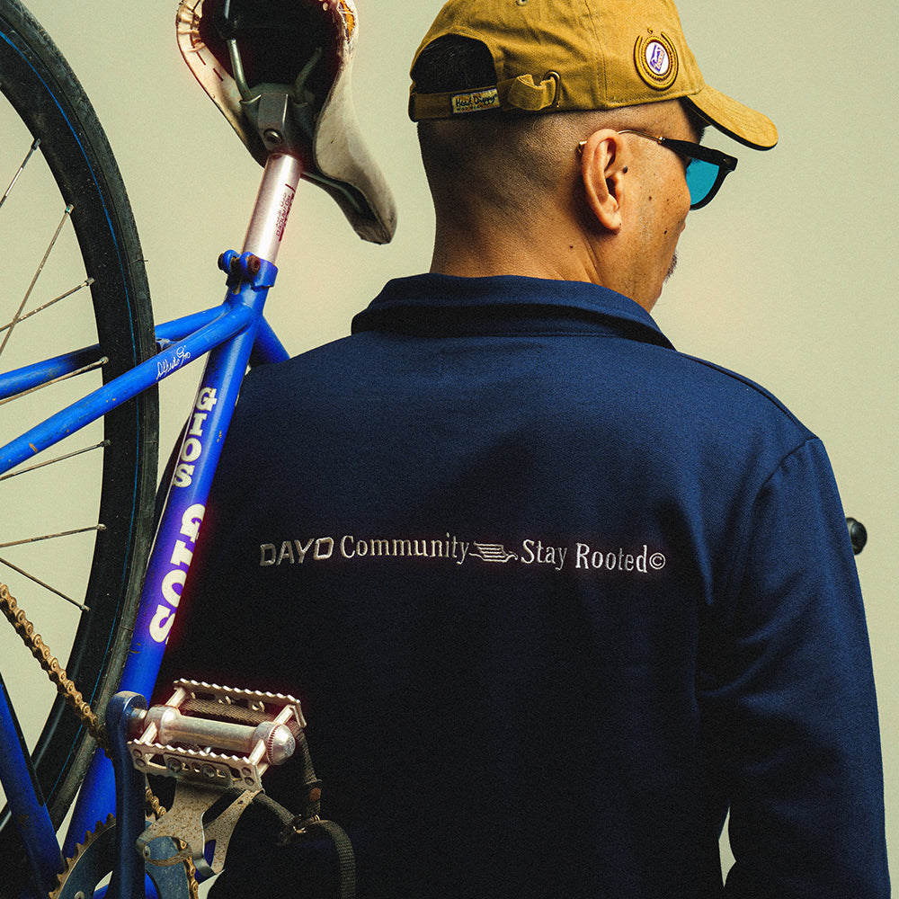 Dayo Navy Long Sleeve Zip