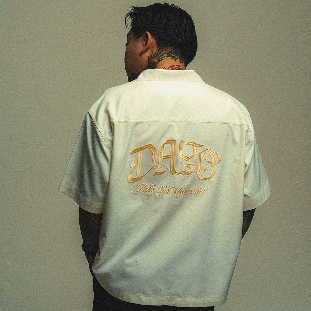 Dayo Off-White Crop Shirt