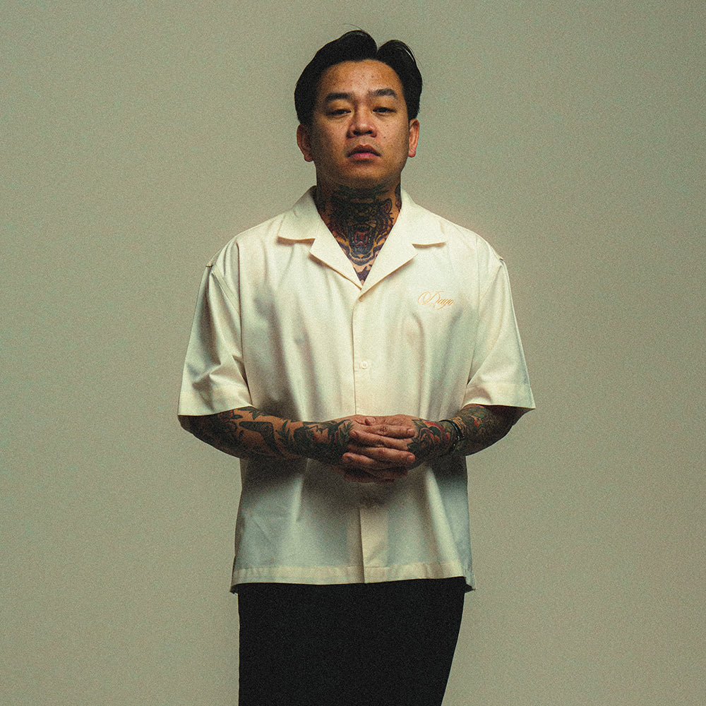 Dayo Off-White Crop Shirt